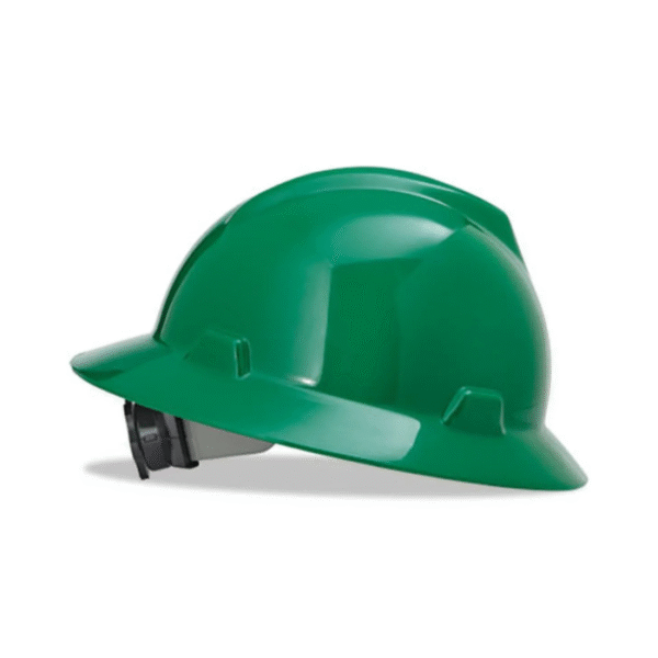 Safety-Helmet-V-Gard®-Polyethylene-Full-Brim-Hard-Hat-Green-Color-Starlink.