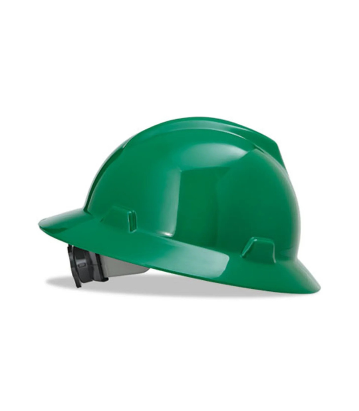 Safety-Helmet-V-Gard®-Polyethylene-Full-Brim-Hard-Hat-Green-Color-Starlink.