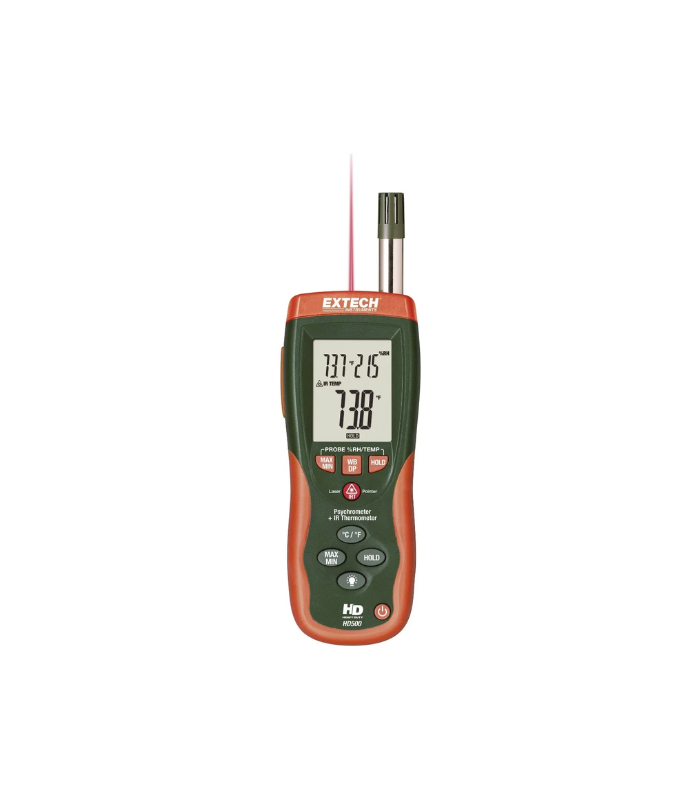 EXTECH Psychrometer with InfraRed Thermometer