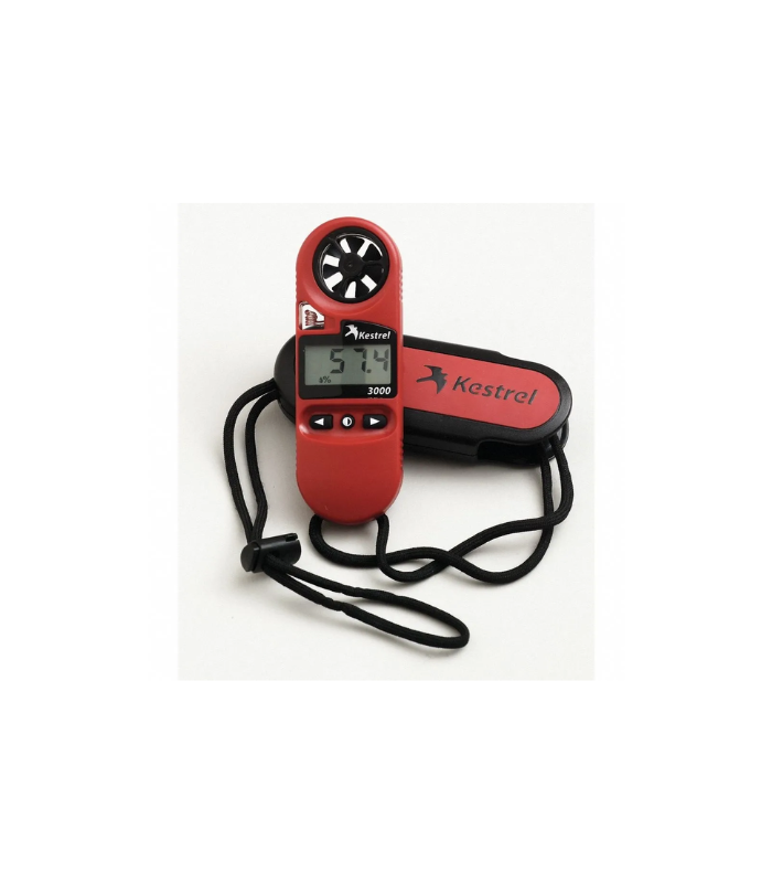 KESTREL 3000 Series Anemometer, Non-Bluetooth, IP67, Thermistor/Rotating Vane, 1.3 to 89.5 mph