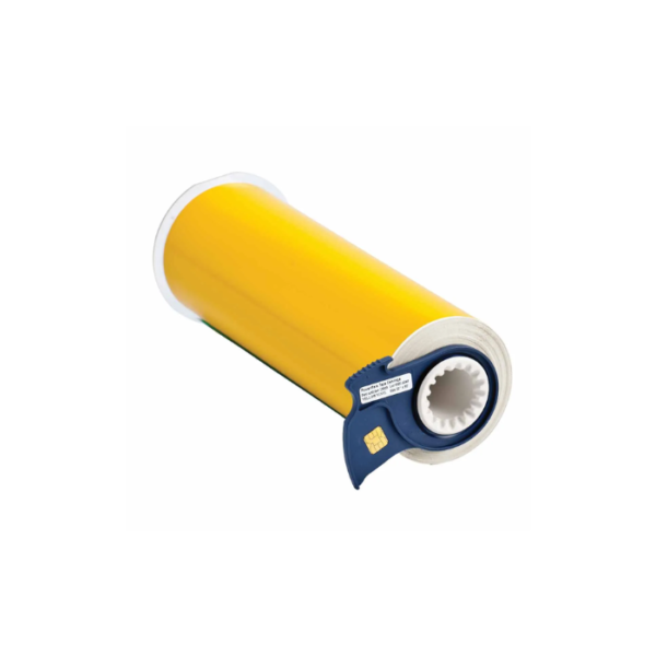 BRADY BBP85 Continous Indoor Outdoor Vinyl Labels 10 in W x 50 ft L- Yellow