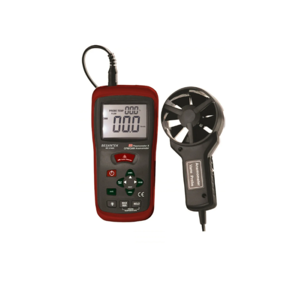 BESANTEK IR Thermometer & CFM/CMM Vane Anemometer