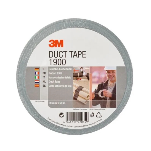3M™-Value-Duct-Tape-1900-Silver-50-mm-x-50-m-0.17-mm-Starlink