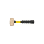 NUPLA Non-Sparking Engineering Hammer, Fiberglass Handle, 4 lb Head Weight, 1 5/8-inch Dia, 12-inch Length