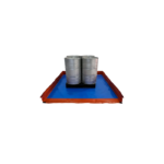 B2Flex Heavy Duty 910 Litre Fold Down Side, Drive in Out Containment, 2.13 m x 2.13 m x 20 cm