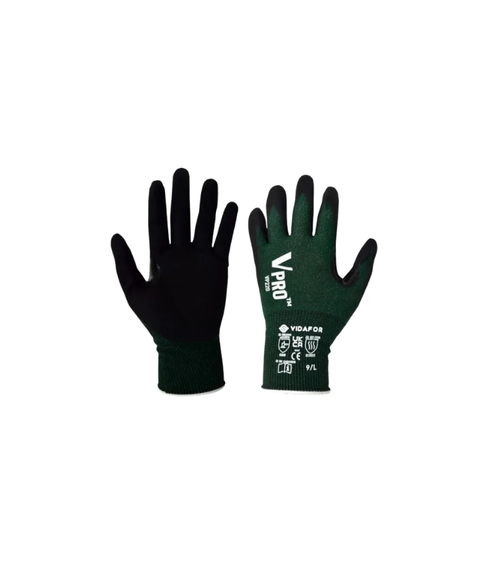 Vidafor VPro Cut Protection Glove Level B / A2, NBR Foam Coating
