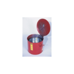 Wash Tank With Basket For Small Parts Cleaning,6 Gallon,Self-Close Cover W/Fusible Link,Steel.