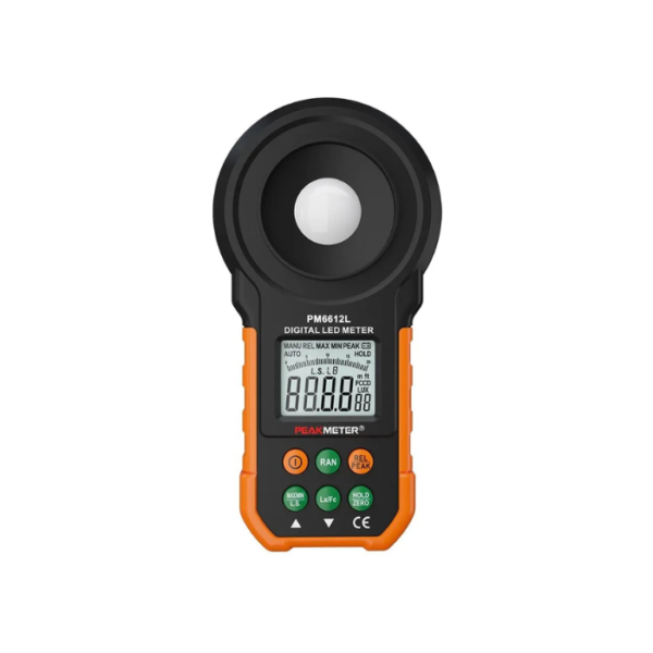 PEAKMETER LED Digital Analog Bar Light Lux Meter