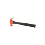 Westward Curved Claw Hammer, Steel, Ribbed Grip, Steel Handle, 16 oz Head Weight, 13 inch Overall Length, Smooth