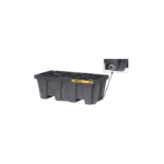 EcoPolyBlend™ Spill Control Pallet With Drain, 2 Drum, Recycled Polyethylene, Black