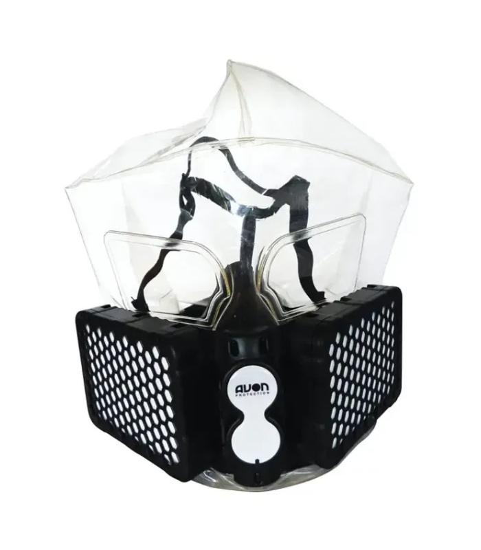 AVON-NH15-CBRN-Escape-Hood-with-Belt-Mount-Clear-with-High-Visibility-Carrier-Starlink.