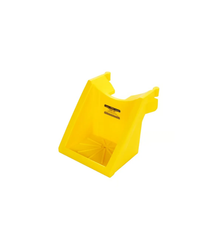 B38552AA-BF77-4C43-989F-C80354FDC9D5 Justrite Eagle 1 Drum Shelf for Horizontal Drum Stacking System, Yellow