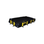 Justrite 255 Gallon Spill Capacity, Drive Over Berm, Rigid-Lock QuickBerm®, Black