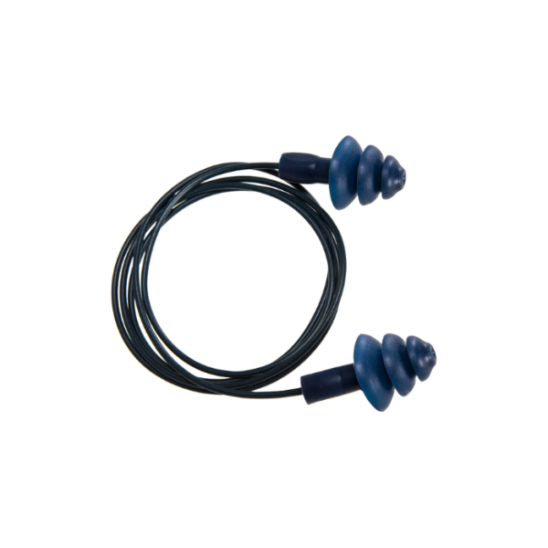 PORTWEST Detectable TPR Corded Ear Plugs, Box of 50 Pairs