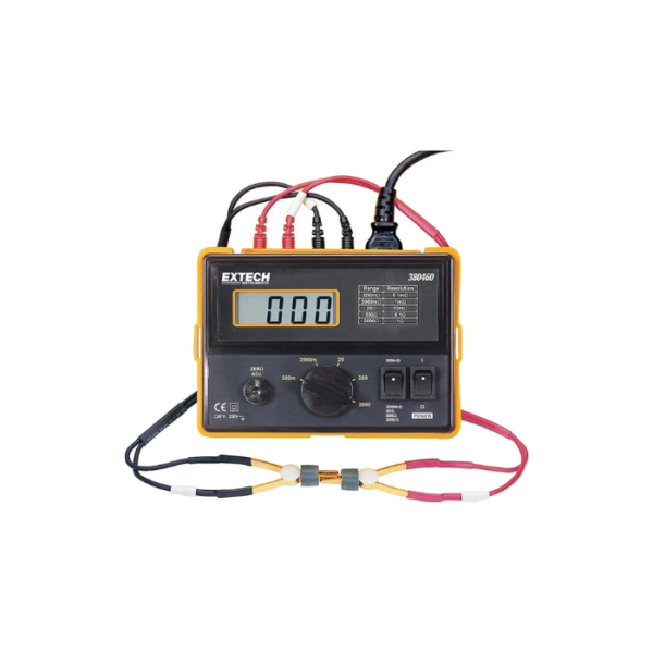 EXTECH Precision Milliohm Meter, 220 VAC