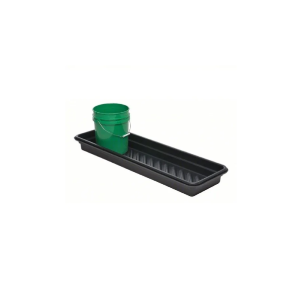 ULTRATECH Spill Tray, 48 in L x 12 in W, 12 gal Spill Capacity, Black