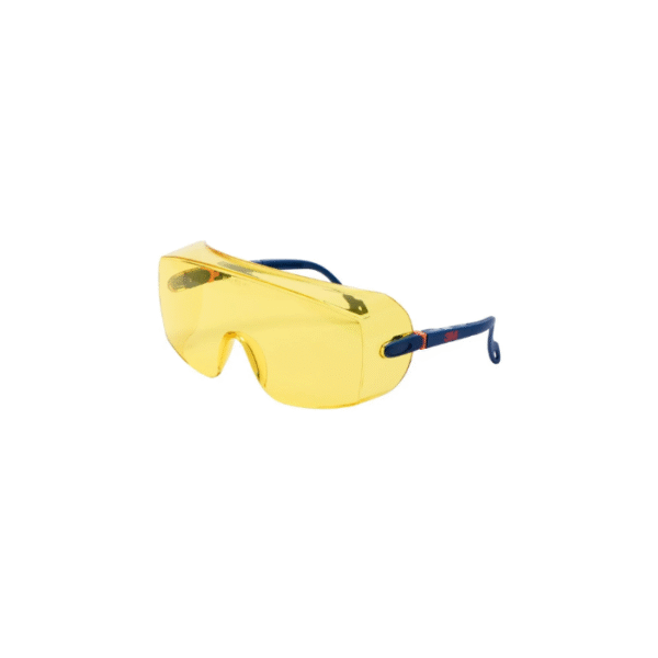 3M Safety Overspectacles, Anti-Scratch, Amber Lens