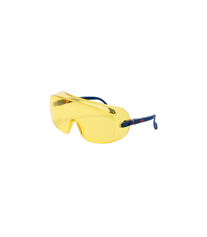 3M Safety Overspectacles, Anti-Scratch, Amber Lens