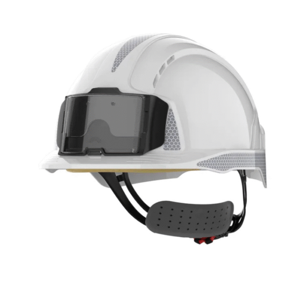 JSP-EVOLite®-Safety-Helmet-Reflective-CR2-Decals-and-ID-Card-Holder-Lamp-Bracket-White-Starlink