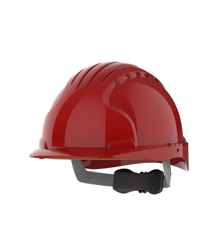 JSP EVO®5 Olympus® Global Standards Hard Hat - Wheel Ratchet - Red-Starlink JSP-EVO®5-Olympus®-Global-Standards-Hard-Hat-Wheel-Ratchet-Red-Starlink