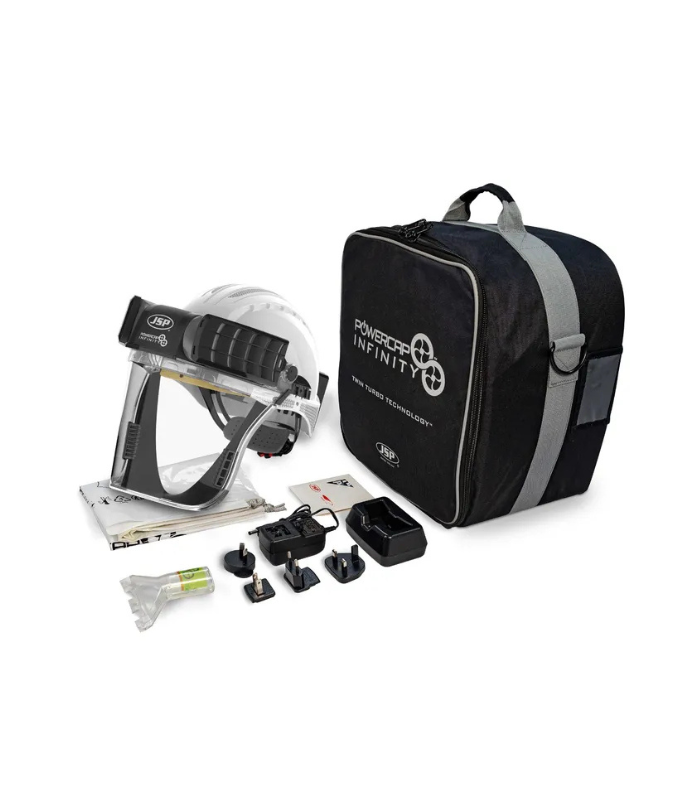 JSP Powercap® Infinity® PAPR - Complete unit - White JSP-Powercap®-Infinity®-PAPR-Complete-unit-White-Starlink
