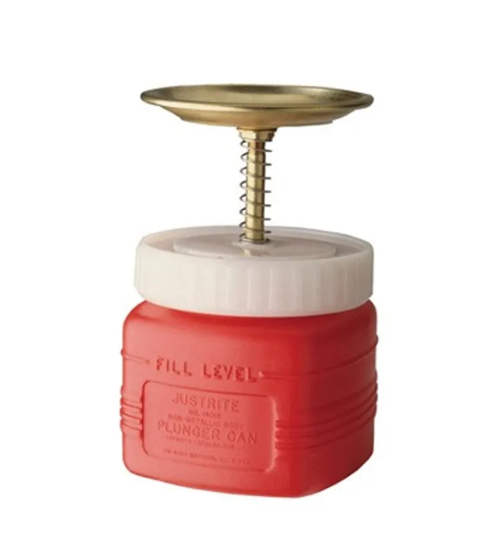 Justrite-1-Quart-Non-Metallic-Plunger-Can-Red-Starlink