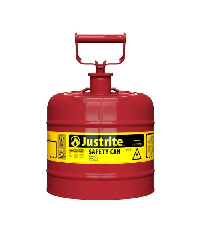 Justrite-2-Gallon-Steel-Safety-Can-for-Flammables-Type-I-Flame-Arrester-Red-Starink