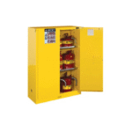 Justrite-45-Gallon-2-Shelves-2-Doors-Self-Close-Flammable-Cabinet-Sure-Grip®-EX-Yellow-Starink
