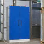 Justrite-EN-Lithium-Battery-Safety-Cabinets-90-Minutes-226-LT-Lithium-ion-Cabinet-207-x-120-x-60-cm-Capacity-220-L-Double-Doors-Blue-Starlink