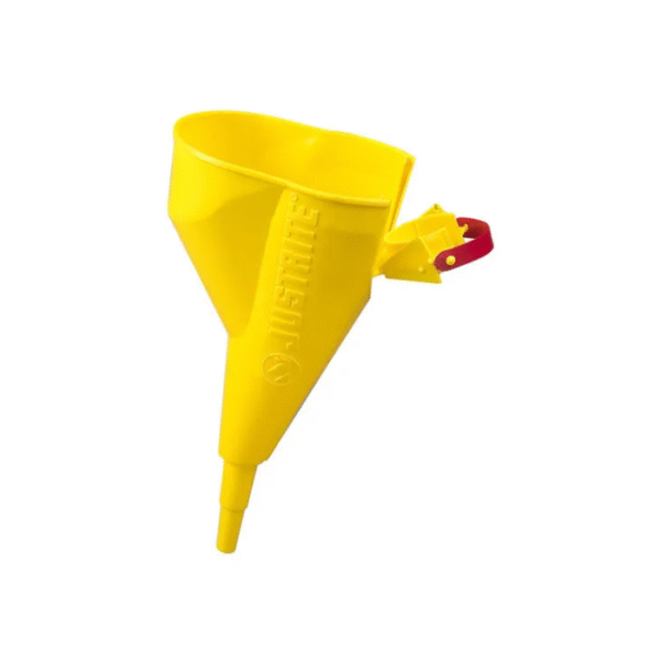 Justrite-Funnel-for-Steel-Type-I-Safety-Cans-Only-1-Gallon-and-Above-Polyethylene-Yellow-Starlink