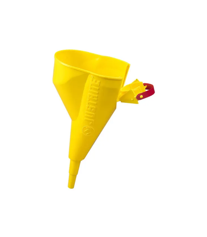 Justrite-Funnel-for-Steel-Type-I-Safety-Cans-Only-1-Gallon-and-Above-Polyethylene-Yellow-Starlink