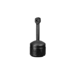 Justrite-Original-Smoker-Cease-Fire®-Outdoor-Ashtray-4-Gallon-Polyethylene-Pewter-Deco-Black-Cigarette-Receptacles-Starlink
