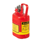Justrite-Oval-Polyethylene-Safety-Can-For-Flammables-Stainless-Steel-Hardware-Flame-Arrester-1-Gallon-Red-Starlink.