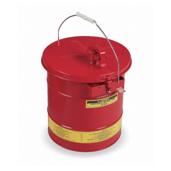 Justrite-Portable-Steel-Mixing-Tank-Removable-Cover-with-Flame-Arrester-Self-Close-Spout-Red-5-Gallon-Starlink
