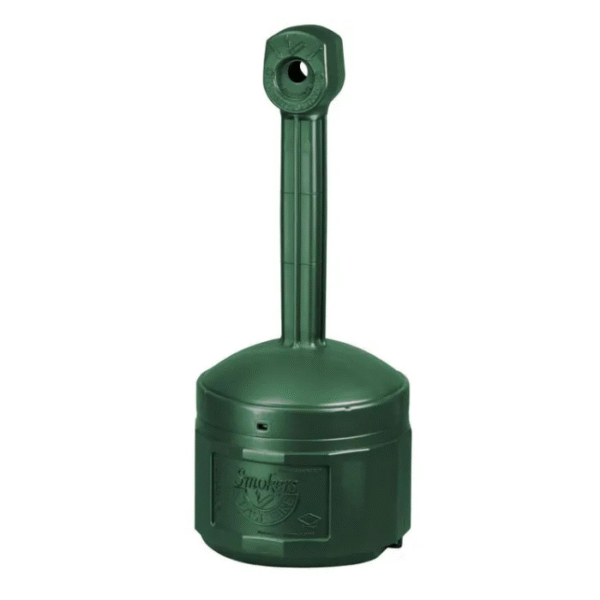 Justrite-Smokers-Cease-Fire®-Forest-Green-Cigarette-Receptacles-Starlink.