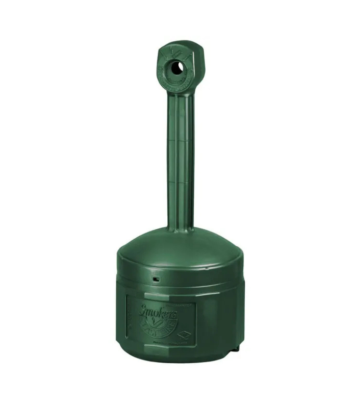 Justrite Smokers Cease Fire® Forest Green-(Cigarette Receptacles)-Starlink Justrite-Smokers-Cease-Fire®-Forest-Green-Cigarette-Receptacles-Starlink.