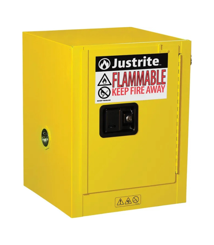 Justrite-Sure-Grip®-EX-Countertop-Flammable-Safety-Cabinet.-890400-4-Gallon1-Manual-Close-Door-Starlink