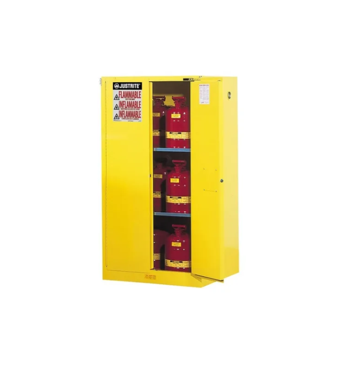Justrite-Sure-Grip®-EX-Flammable-Safety-Cabinet-60-Gallon-2-Self-Close-Doors-Yellow-Starlink