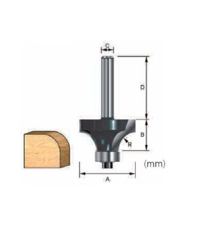 Makita-Accessories-Router-Bits-Rounding-Over-Bit-38.1mm-Starlink
