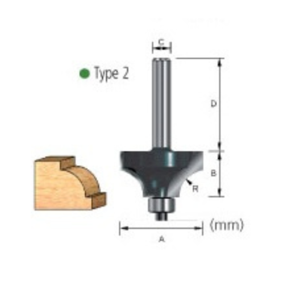 Makita-Beading-Router-Bit-12-x-16mm-Starlink-