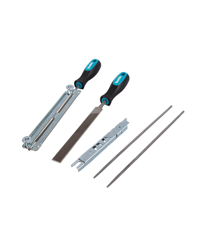 Makita Chain Blade Sharpening Set, 4MM, in a Roll-Up Pouch-Starlink Makita-Chain-Blade-Sharpening-Set-4MM-in-a-Roll-Up-Pouch-Starlink.