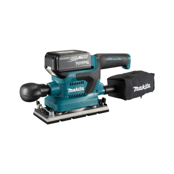Brushless Motor Extreme Protection Technology Constant Speed Dust Collecting Speed control by push button Detachable front grip allows up to the edge sanding