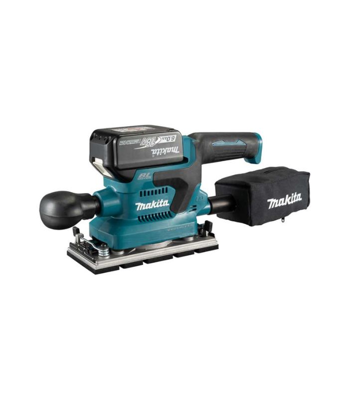 Brushless Motor Extreme Protection Technology Constant Speed Dust Collecting Speed control by push button Detachable front grip allows up to the edge sanding