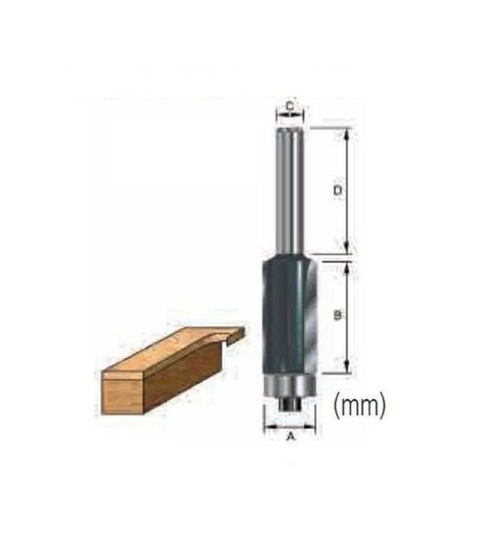 Makita Flush Trim Router Bit, 8 X 12.7mm-Starlink Makita-Flush-Trim-Router-Bit-8-X-12.7mm-Starlink
