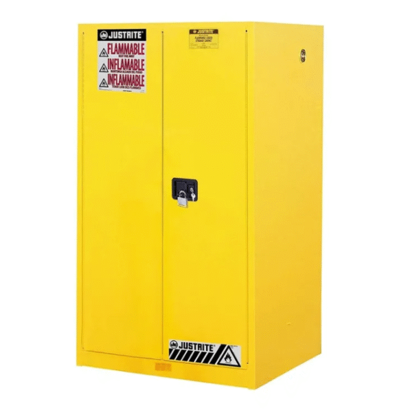 Sure-Grip®-EX-Flammable-Safety-Cabinet-90-gallon-2-manual-close-doors-Yellow-Starlink.