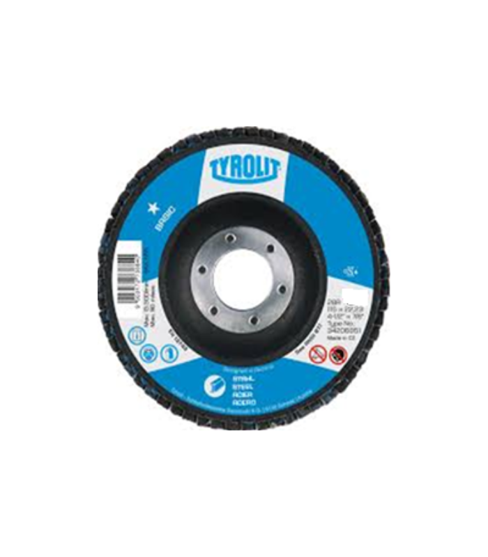 Tyrolit-BASIC-Metal-Sanding-Disc-4.5Inch-115-X-22.23mm-Grade-A120-Starlink