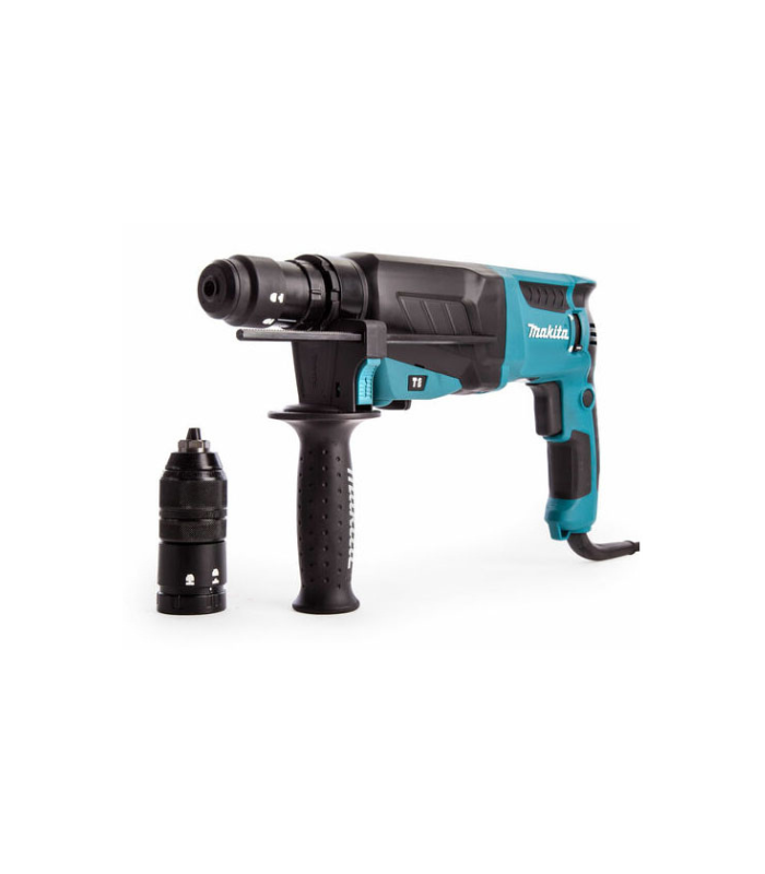 Makita Rotary Hammer Drill Machine, 3 operation modes, Concrete 26mm, 800W, 3kg Makita-Rotary-Hammer-Drill-Machine-3-operation-modes-Concrete-26mm-800W-3kg
