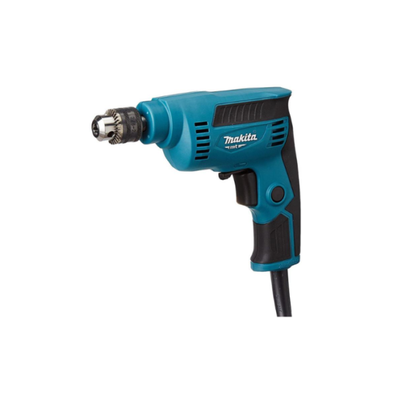 Makita Drill Machine, For Steel, Wood, 6.5mm, 230W, 0-4500rpm, 0.95kg