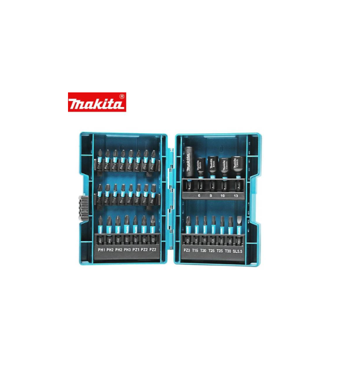 Makita Impact Black 35Pcs Screwdriver Bit Set