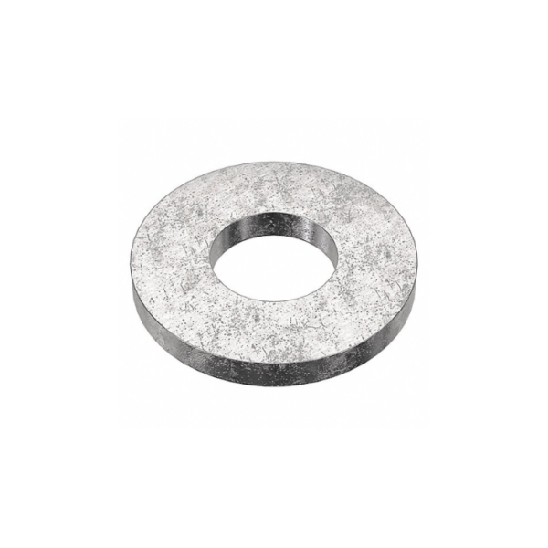 Grainger Approved Stainless Steel Flat Washer, Plain Fastener Finish, Fits Bolt Sizes